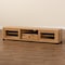 Baxton Studio Beasley Modern and Contemporary Oak Brown Finished Wood 1-Drawer TV Stand 190-11999-ZORO - alternate 2